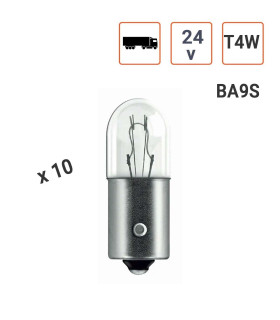 Lampe T4W 24V la boite de 10 ampoules Lampe T4W 24V la boite de 10 ampoules