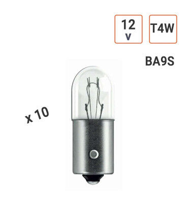 Ampoule T4W 12V la boite de 10 ampoules