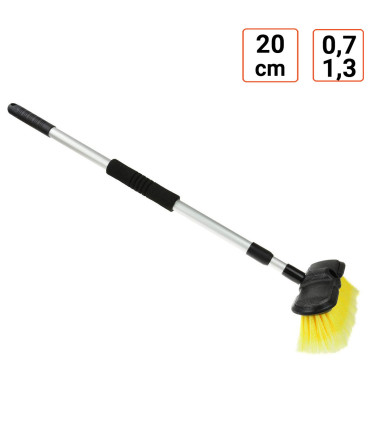 Brosse télescopique de lavage 0.7 à 1.3 m