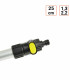 Manche télescopique de lavage 1.3 à 2.2 m