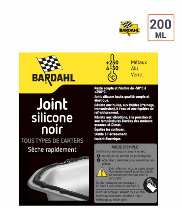 Joint Silicone NOIR Bardahl - détails