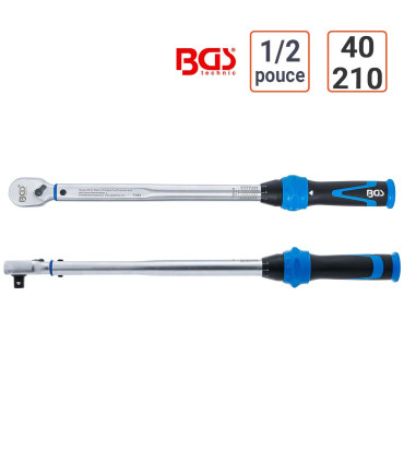 Clé dynamométrique 1/2 pouce 40 - 210