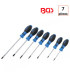 Lot de 7 tournevis bgs
