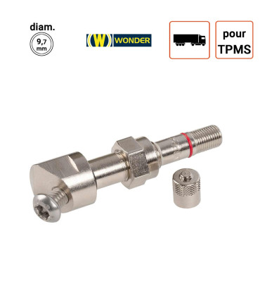 Valve Nickelées PL pour TPMS type 54MS