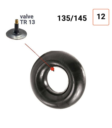 Chambre à Air 135/145 - 12 valve TR 13