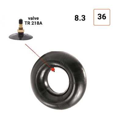 Chambre à Air 8.3-36 valve TR218A