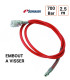 Tuyau de rechange pour pompe Hydropneumatique Schrader 700 Bar