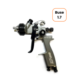 Pistolet peinture HLVP OneTech buse de 1.7 mm