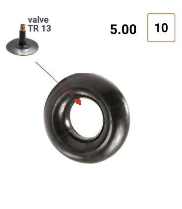 Chambre à air 5.00-10 valve TR13