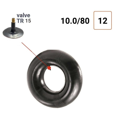 Chambre à air 10.0/80-12 valve TR15