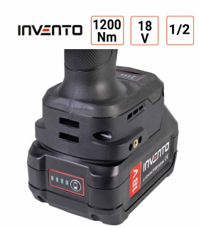 Baterie indicateur Clé à Chocs INVENTO 1/2 pouce 18V