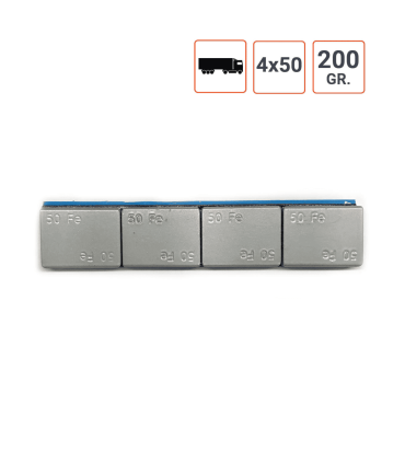 masses adhésives Poids Lourds 200 Gr (4 X 50) par 10 ex.