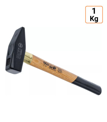 Marteau mécanicien manche en bois 1 Kg