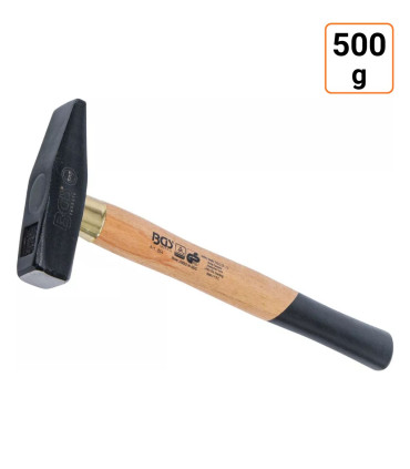 Marteau mécanicien manche en bois 500 g