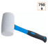 Maillet caoutchouc manche en fibres de verre 750 g