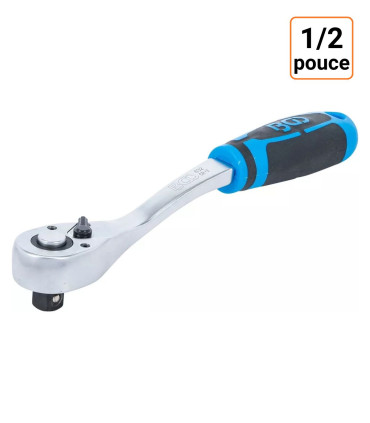 Cliquet réversible coudé à denture fine 1/2 pouce