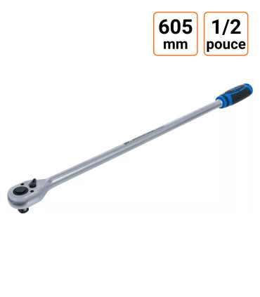 Cliquet réversible extra long 1/2 pouce 605 mm