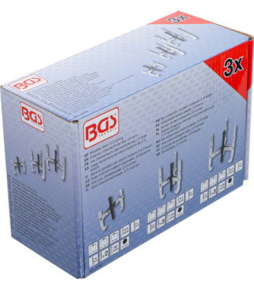  Lot de 3 extracteurs internes et externes 2 et 3 bras 100 à 150 mm - 4