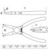  Pince pour circlips coudée pour circlips intérieurs 150 mm - 2