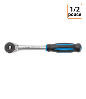 Cliquet à poignée rotative 1/2 de pouce, 60 dents, CrMo