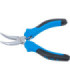 Pince becs fins électronique coudée 138 mm - 1