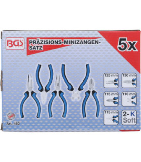  Lot de 5 pinces mini électronique - 14
