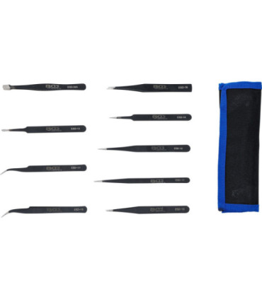  Lot de 9 pincettes en acier - 4