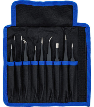 Lot de 9 pincettes en acier - 5