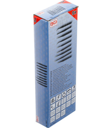  Lot de 9 pincettes en acier - 6