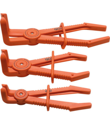 Lot de 3 pinces coudées pour durites 155 à 255 mm - 1