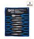 Lot de 9 pinces à long bec et plates extra long
