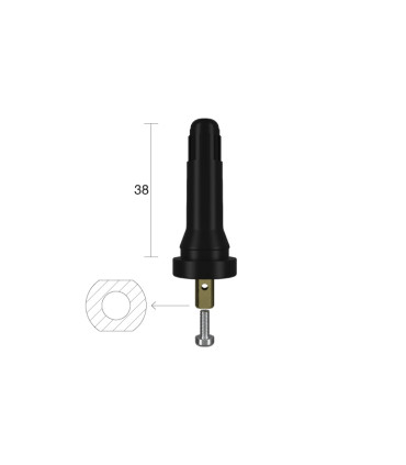 Valve TPMS type Schrader REV4, REV5, EZ Sensor Schrader