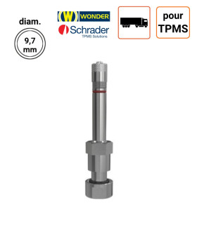 Valve Nickelées Poids-Lourds ALCOA pour TPMS type 70MS