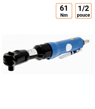 Cliquet pneumatique 1/2 pouce 61 Nm