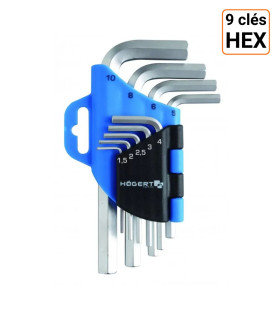 Jeu de 9 clés HEX