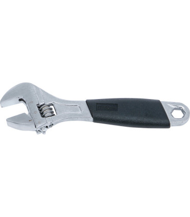 Clé à molette avec poignée en plastique ouverture max 20 mm - 1