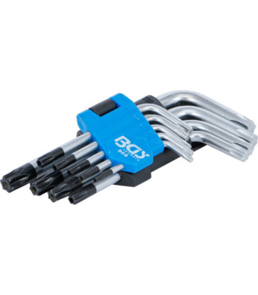 9 clés torx courtes avec perçage T10 à T50 - 1