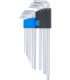  9 clés torx extra long avec tête sphérique T10 à T50 - 4