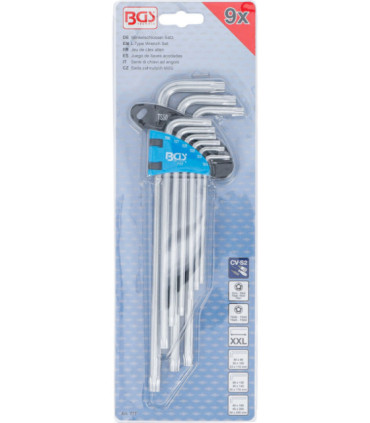  9 clés torx extra longues Profil TS TS10 à TS50 - 4