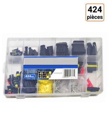 Lot de 424 connecteurs électriques