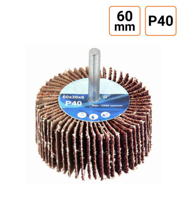 Disque de finition à feuilles abrasives 60 mm P40
