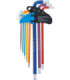  9 clés allen multicolore extra longues 1