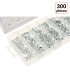 Lot de 300 écrous en acier inoxydable
