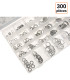 Lot de 300 rondelles en aluminium