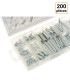 Lot de 200 ressorts