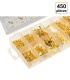 Coffret assortiment de 450 cosses plates et à oeillets