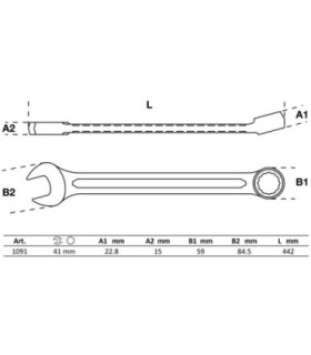  Clé mixte 41 mm - 4
