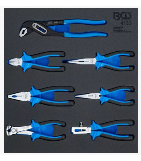 Insert de servante d'atelier 2/3 : Jeu de pinces 7 pièces