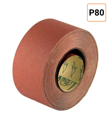 Rouleau de papier abrasif 70mm x 25 m