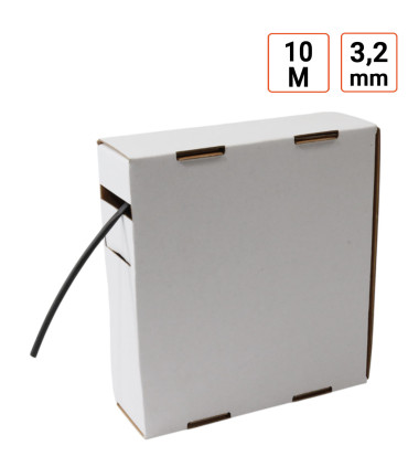 Gaine thermorétractable en boite de 10 m diamètre 3.2 mm
